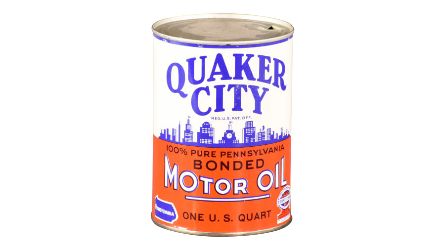 Quaker City 100pct Pure Pennsylvania Bonded Motor Oil Can at The Road Art Collection 2016 as