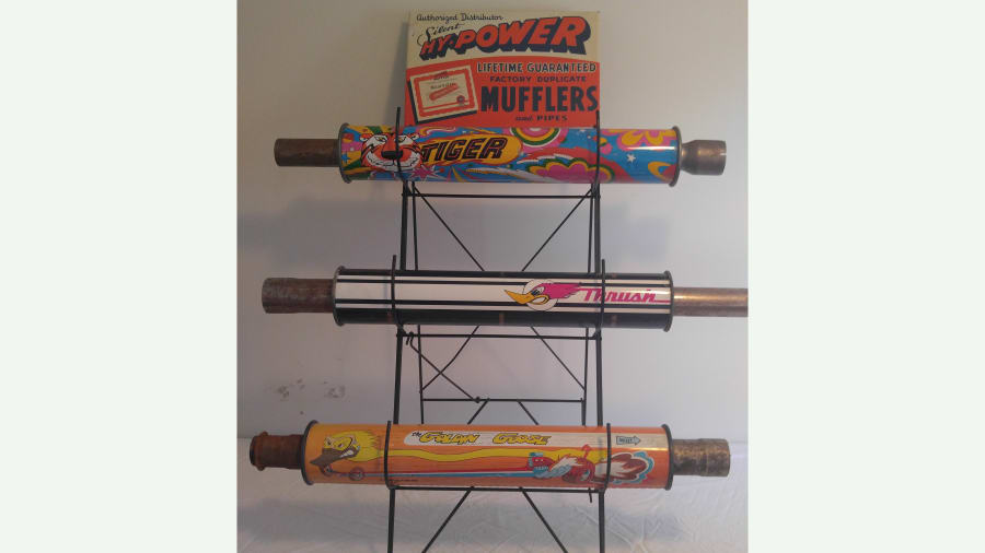 Silent HY-Power Muffler Advertising Rack at Indy Road Art 2017 as K3 ...