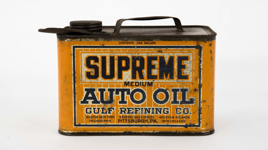 Supreme Medium Auto Oil 1 Gallon Can at The Road Art Collection 2017 as ...