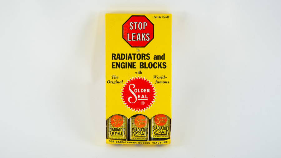 Solder Seal Radiator Repair Display at The Road Art Collection 2017 as