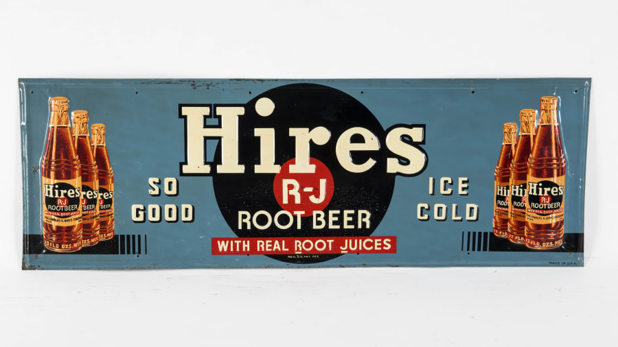 Hires Root Beer SSTE 39 In. X 13 In. at The Road Art Collection 2017 as