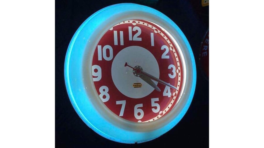 Cleveland Neon Clock 36 In. X 36 In. for Sale at Auction Mecum Auctions