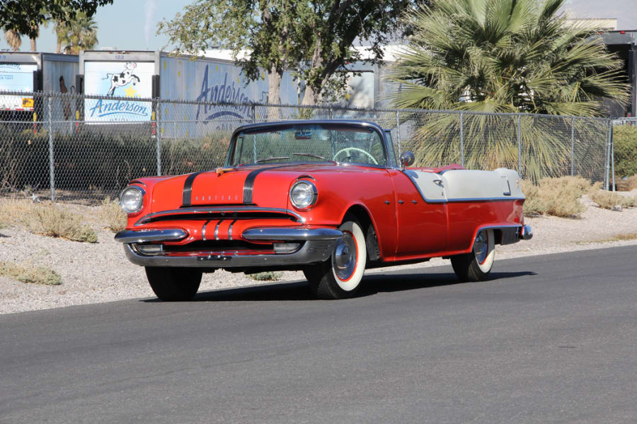1955 Pontiac Star Chief Convertible at Rogers' Classic Car Museum 2015