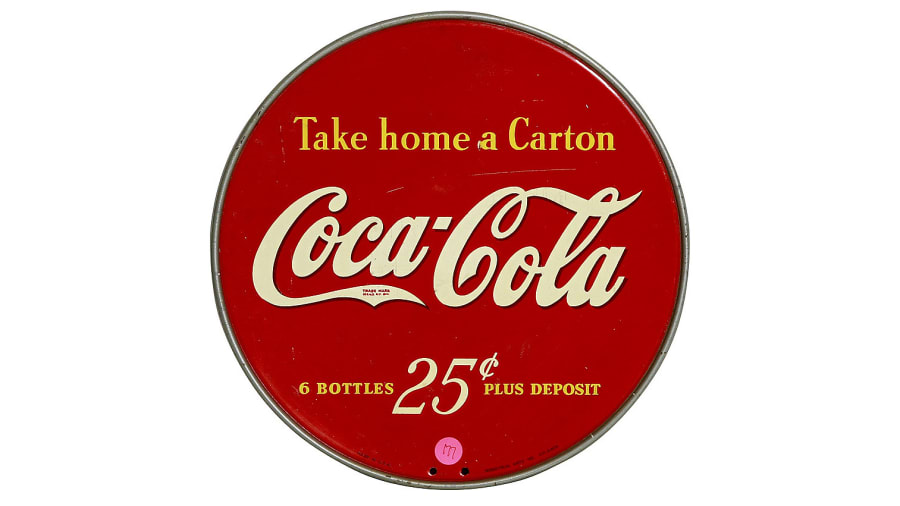 Coca-Cola Tin Rack Sign for Sale at Auction - Mecum Auctions