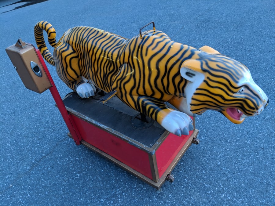 1950 Rare Antique Tiger Kiddie Ride for Sale at Auction - Mecum Auctions