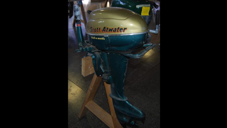 Scott atwater 5 hp outboard boat motor at indy road art 2018 as j177