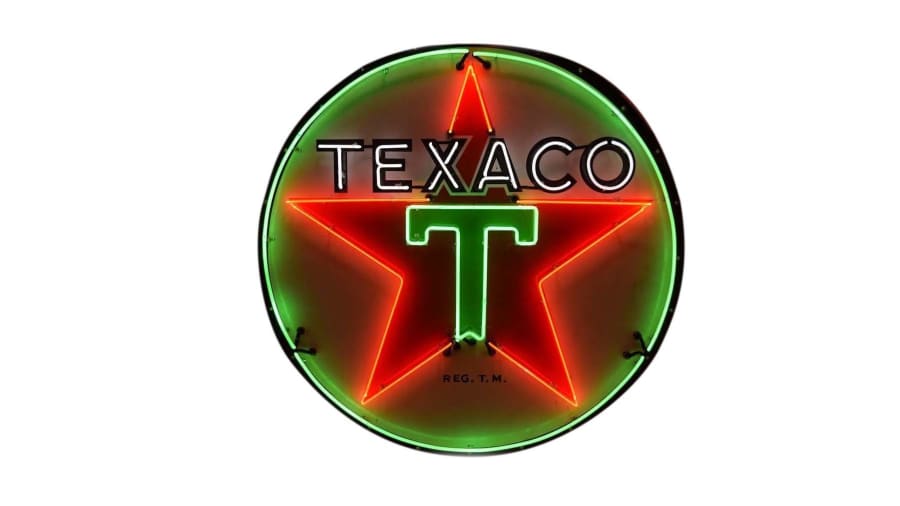 Texaco Single-Sided Porcelain 72-in at Indy Road Art 2019 as J24 ...