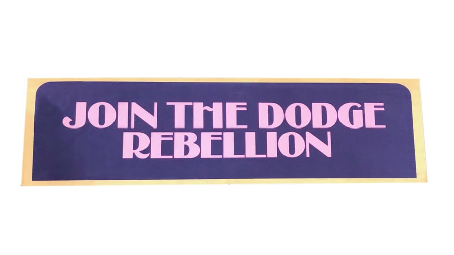 19661967 Dodge Dealer Advertisement 47x17 at Indy Road Art 2019 as K18