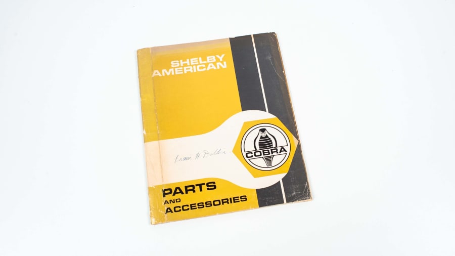 1966 Shelby American Parts And Accessories Catalog Folder for Sale at