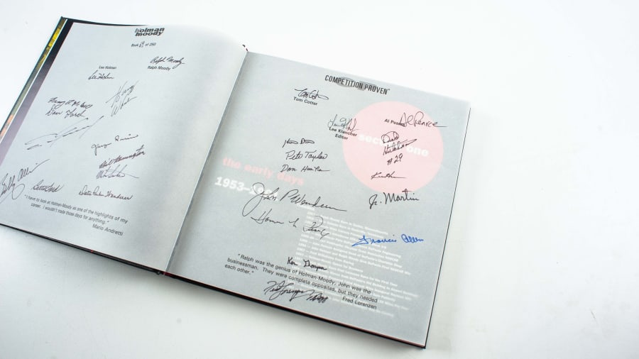 Holman-Moody Signed Book For Sale At Auction - Mecum Auctions