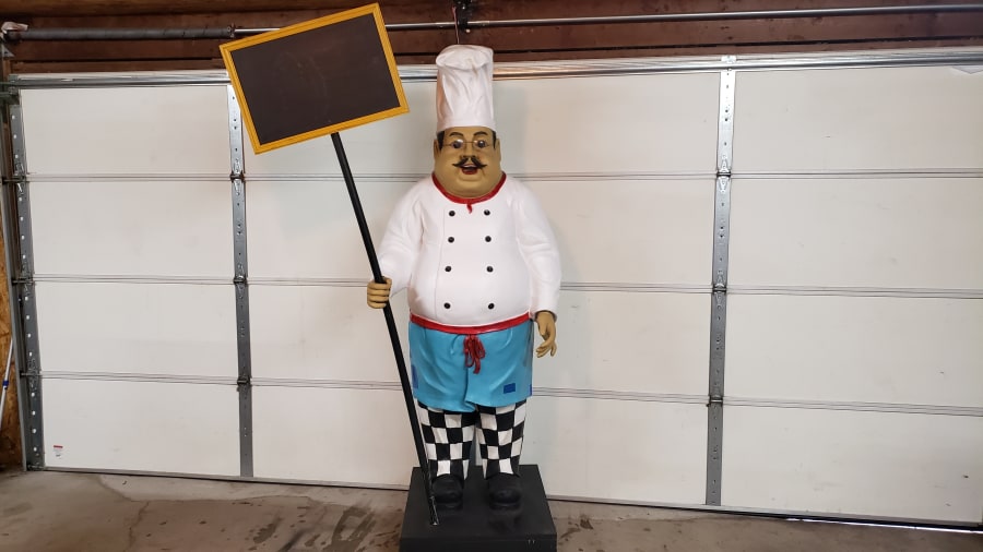 Chef Statue for Sale at Auction Mecum Auctions