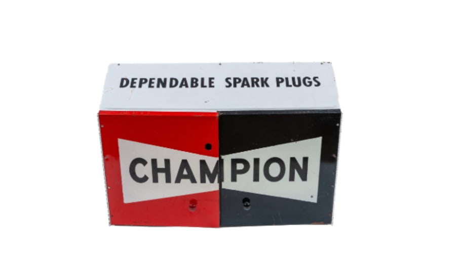 Champion Spark Plug Display Cabinet For Sale At Auction - Mecum