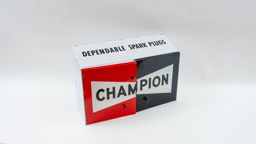 Champion Spark Plug Display Cabinet For Sale At Auction - Mecum