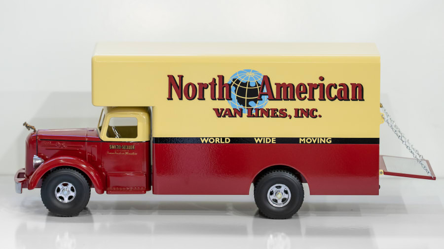 Decalcomania Smith Miller Cavalli Da Camionista Blu – Adesivo Vintage Per Mack Dump Truck 1950