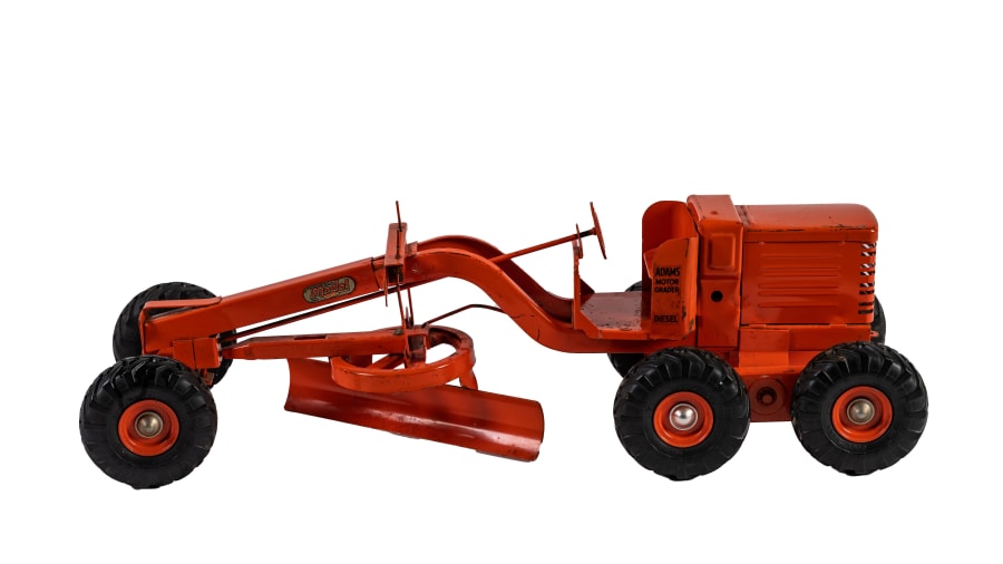 Model Toys Adams Motor Grader at Indy Road Art 2022 as B375 Mecum Auctions