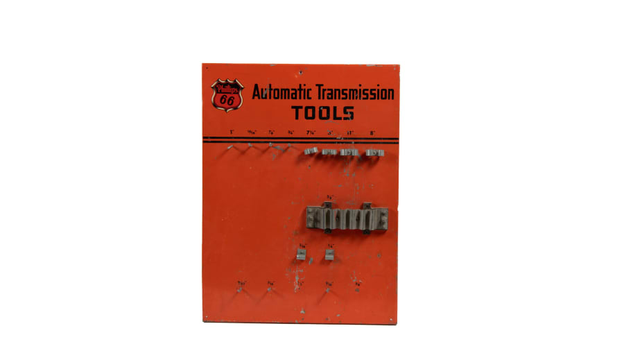 Phillips 66 Automatic Transmission Tools Board at Indy Road Art 2022 as