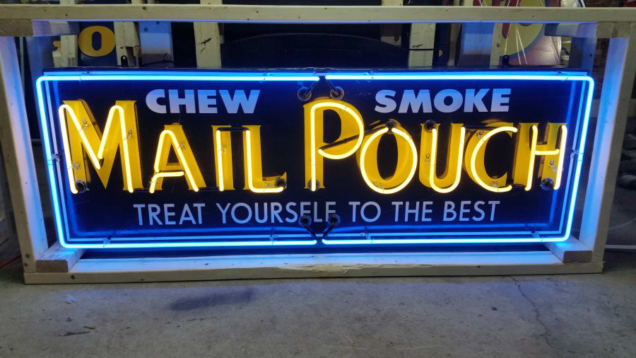Mail Pouch Tobacco SSTN 20x61 for Sale at Auction Mecum Auctions