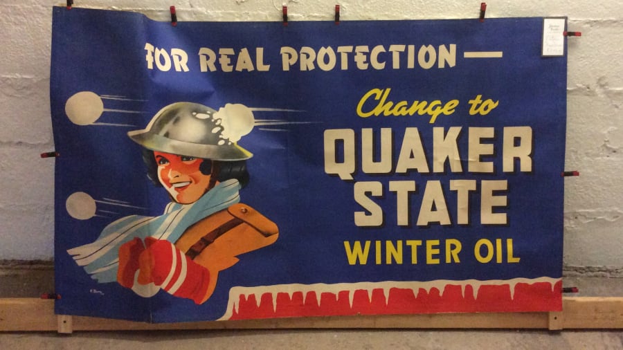 quaker-state-winter-oil-banner-58x34-at-indy-2016-as-h97-mecum-auctions
