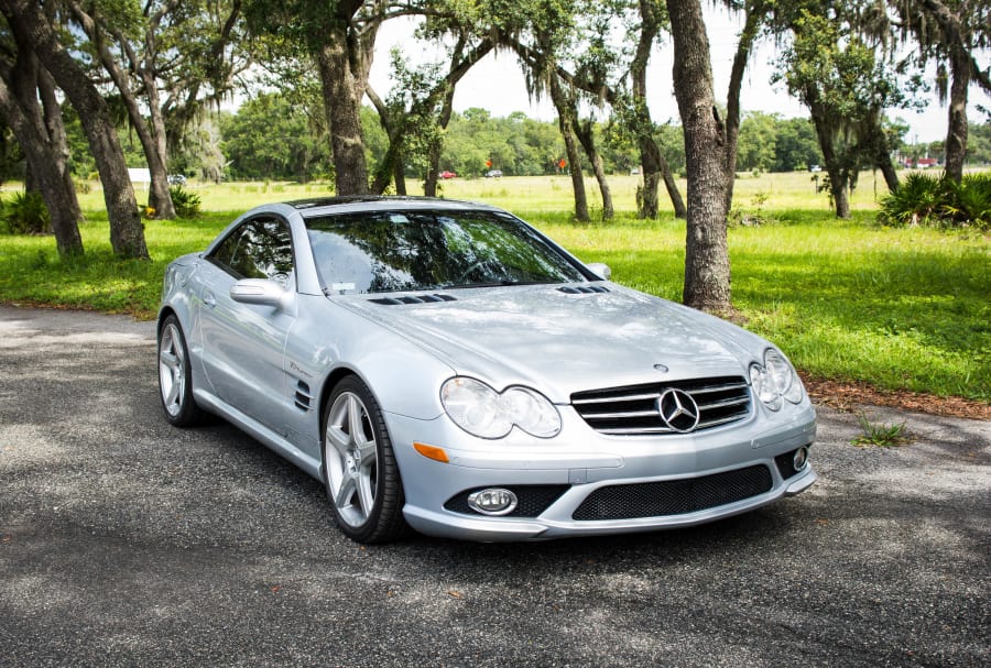 2007 Mercedes Benz Sl55 Amg Convertible For Sale At Auction Mecum