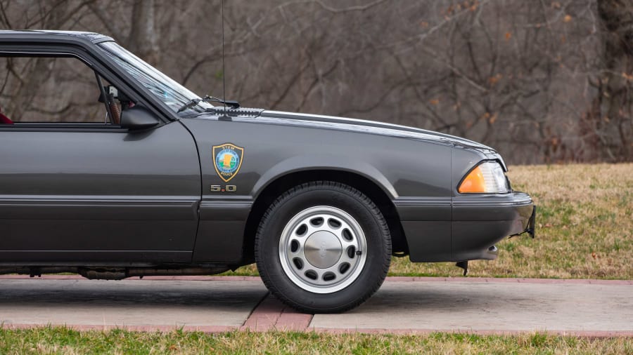1992 Ford Mustang SSP Police Interceptor For Sale At Auction 1992 Ford Mustang SSP Police Interceptor For Sale At Auction