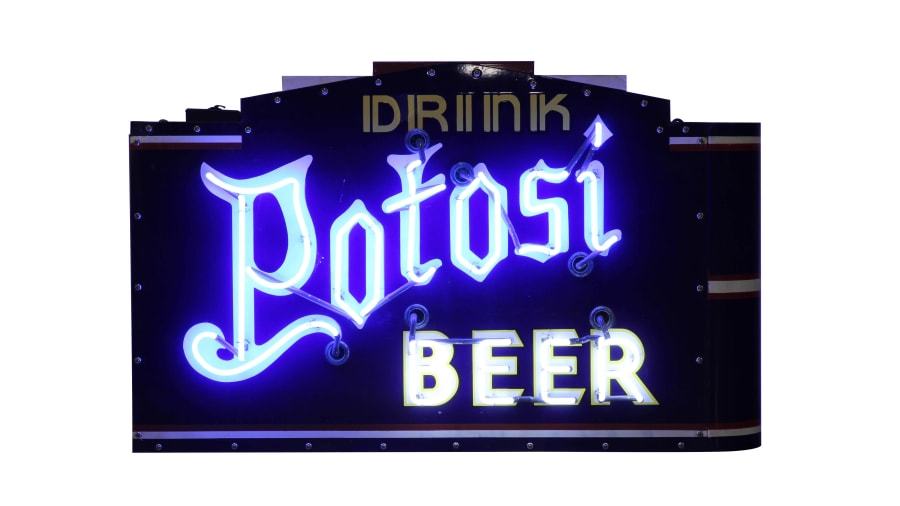 Potosi Beer 53x33x14 for Sale at Auction Mecum Auctions