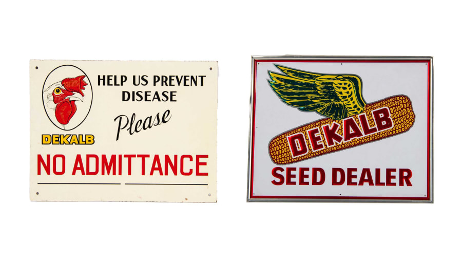 DEKALB SingleSided Signs, Lot of 2 for Sale at Auction Mecum Auctions