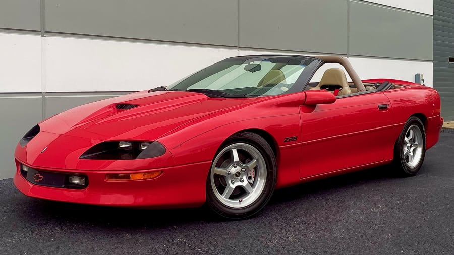 1997 Chevrolet Camaro Z28 Convertible at Indy 2023 as J111 - Mecum Auctions