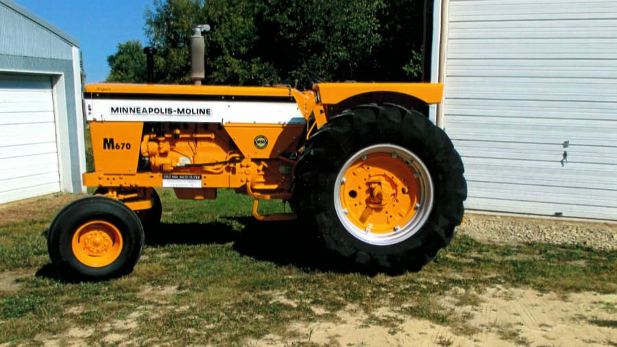 1967 MinneapolisMoline M670 at Gone Farmin' Spring Classic 2023 as S68
