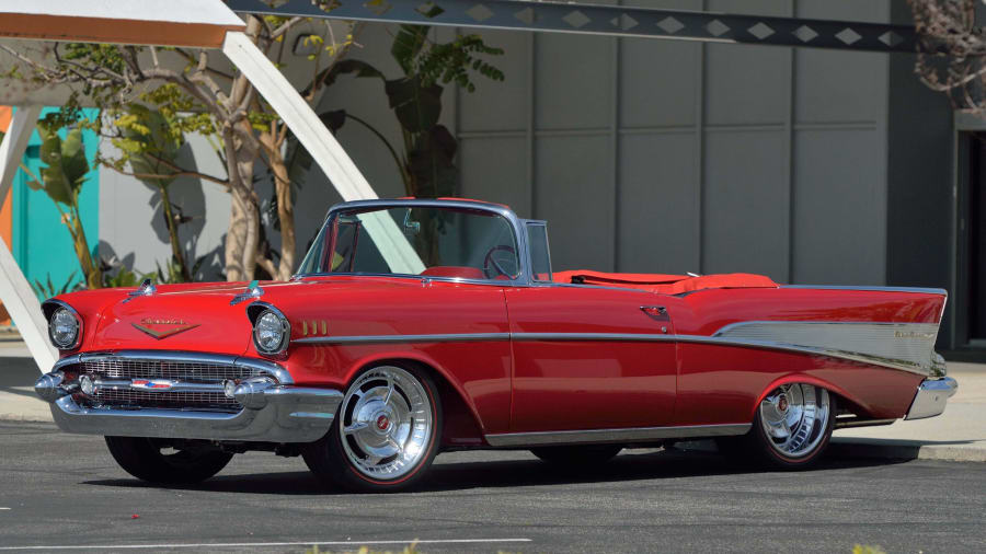 1957 chevrolet bel air custom convertible for sale at auction mecum