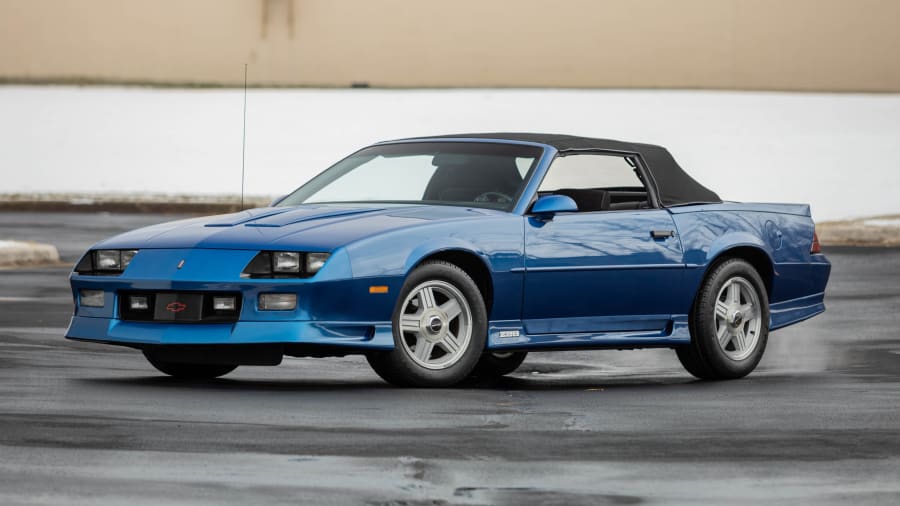 1991 Chevrolet Camaro Z28 Convertible at Indy 2023 as T195 - Mecum Auctions
