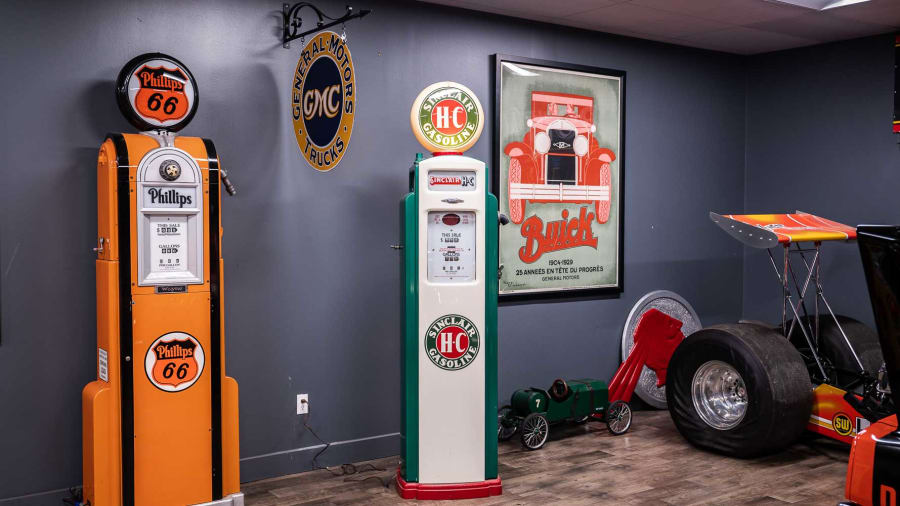 1940 Sinclair H-C Gasoline Bennett Model 541 Gas Pump For Sale At
