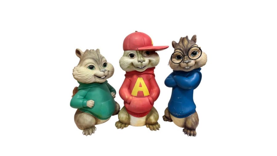 Classic Alvin and the Chipmunks Statue