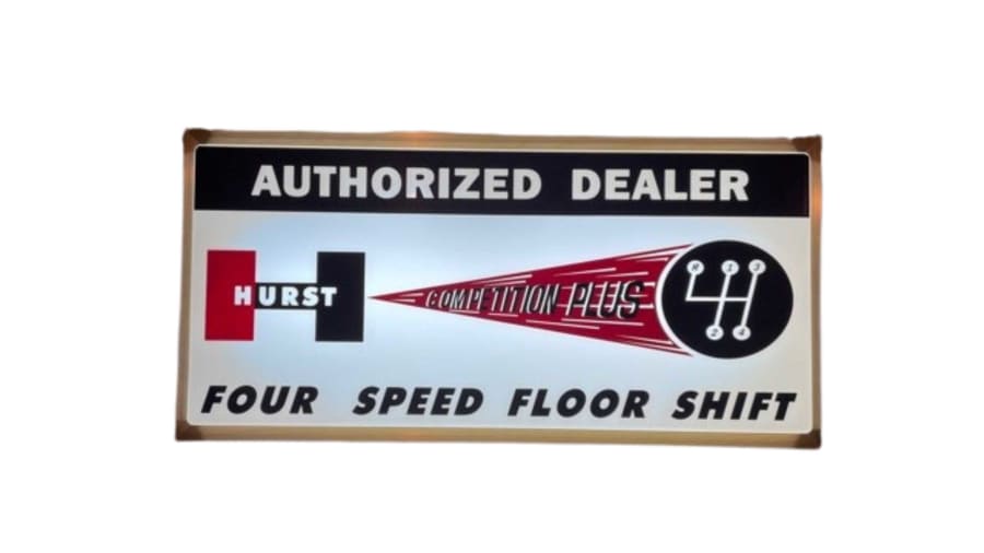 Hurst SingleSided Lighted Sign for Sale at Auction Mecum Auctions