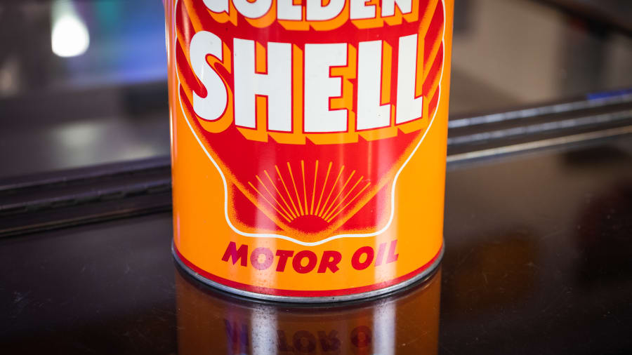 1930s-1940s Golden Shell Motor Oil Can For Sale At Auction - Mecum