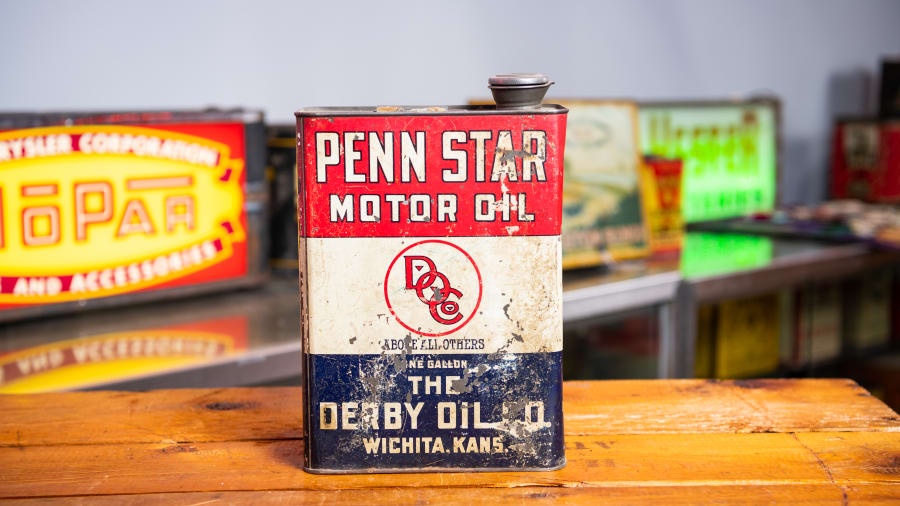 Penn Star OneGallon Oil Can for sale at The World’s Largest Road Art