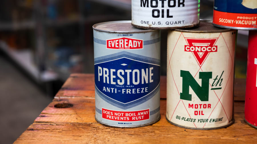 Sold at Auction: Vintage Eveready Prestone Anti-Freeze Display