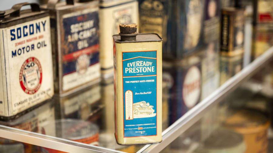 Sold at Auction: Vintage Eveready Prestone Anti-Freeze Display