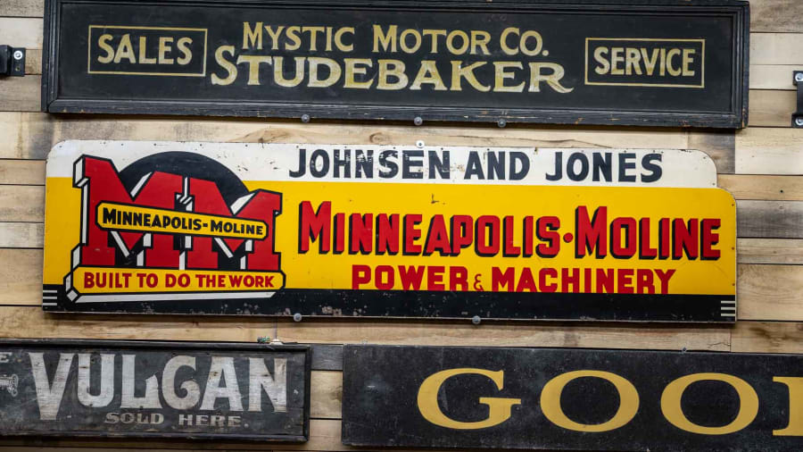 MinneapolisMoline SingleSided Tin Sign for Sale at Auction Mecum