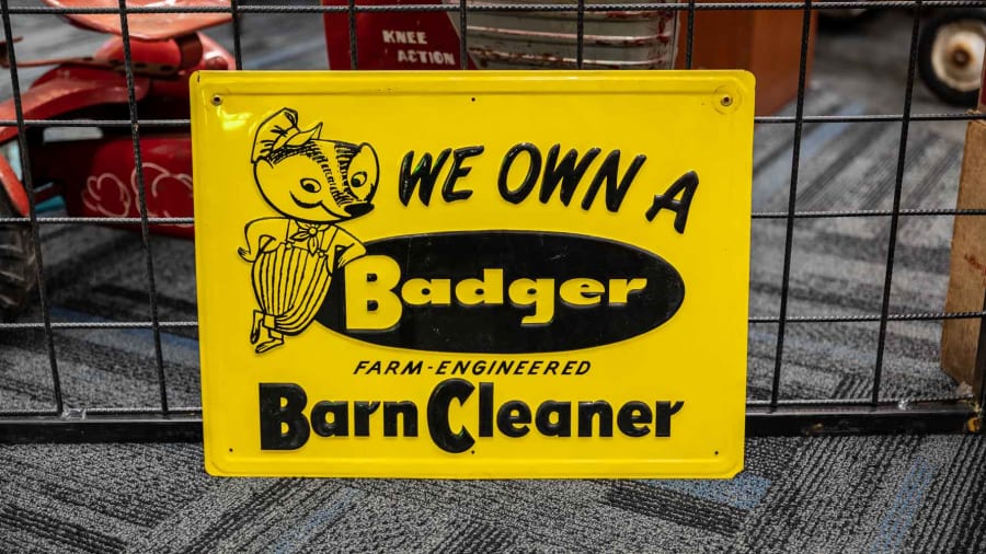 Badger Single-Sided Embossed Tin Sign for Sale at Auction - Mecum Auctions