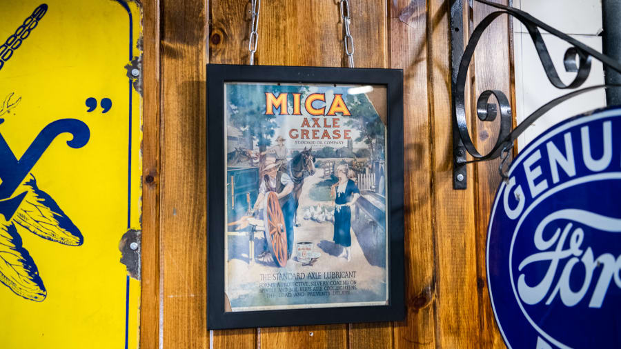 Mica Axle Grease Framed Lithograph Advertisement for Sale at Auction