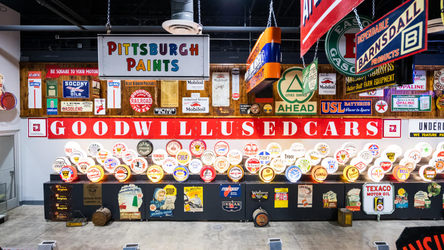 Goodwill Used Cars SingleSided Porcelain Sign for Sale at Auction