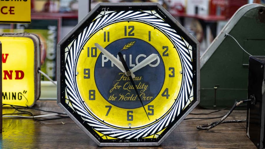Philco Neon Clock for Sale at Auction Mecum Auctions