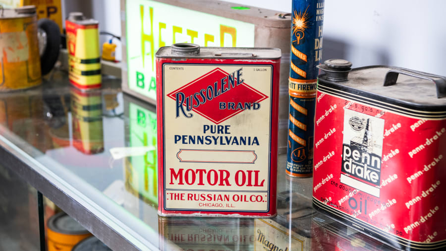 Russolene Motor Oil 1Gallon Oil Can for Sale at Auction Mecum Auctions