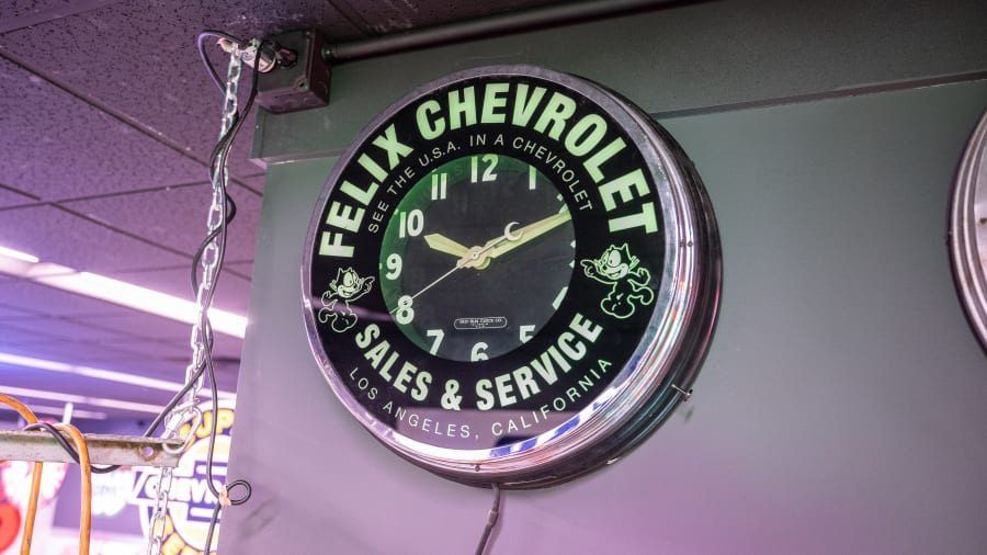 Felix Chevrolet Neon GloDial Clock for Sale at Auction Mecum Auctions