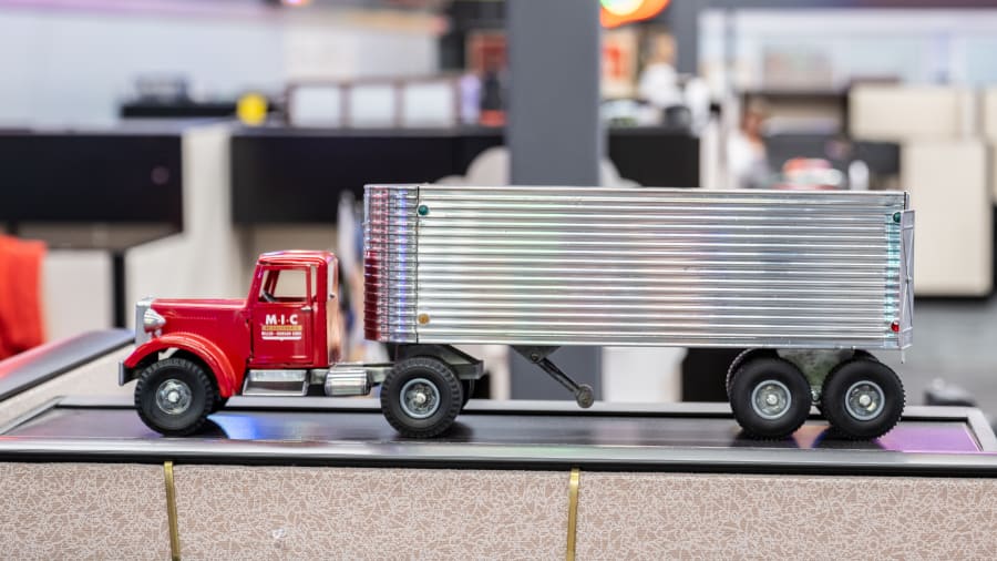 MIC Miniature Semi Truck at The World’s Largest Road Art Auction 2023