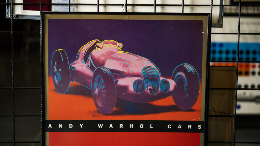1988 Andy Warhol Cars Guggenheim Exhibition Framed