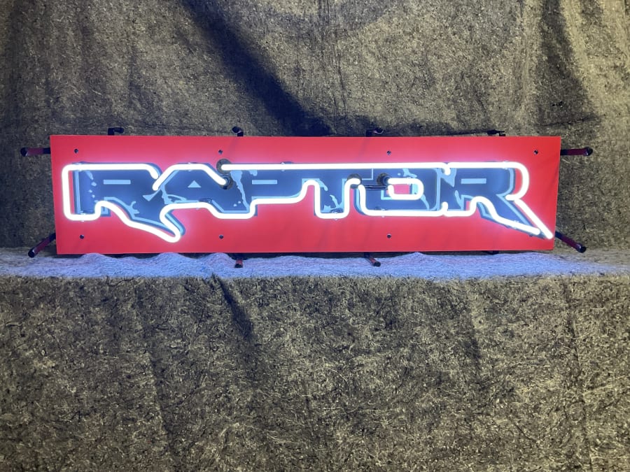 Toxic Raptor Sign Raptor Neon Sign for Sale at Auction - Mecum Auctions