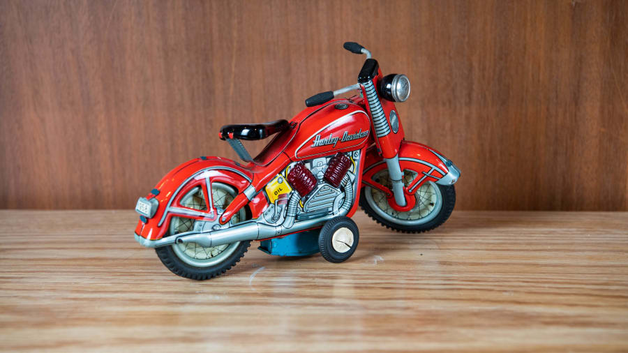 Harley-Davidson Japanese Tin Motorcycle Toys, Lot Of 4 For Sale At