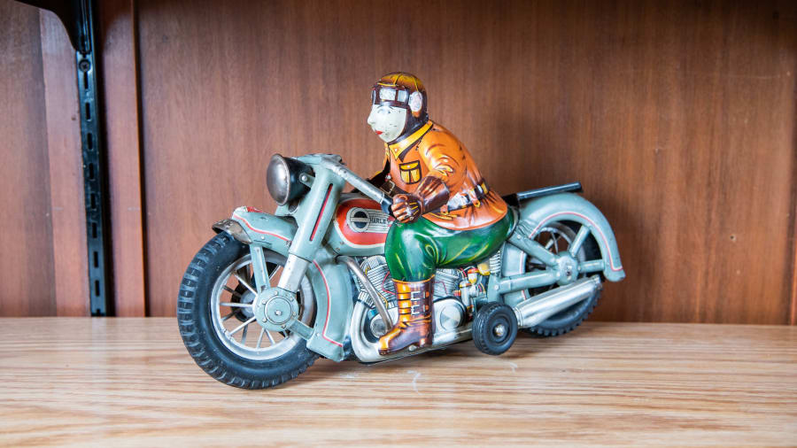 Harley-Davidson Japanese Tin Motorcycle Toys, Lot Of 4 For Sale At