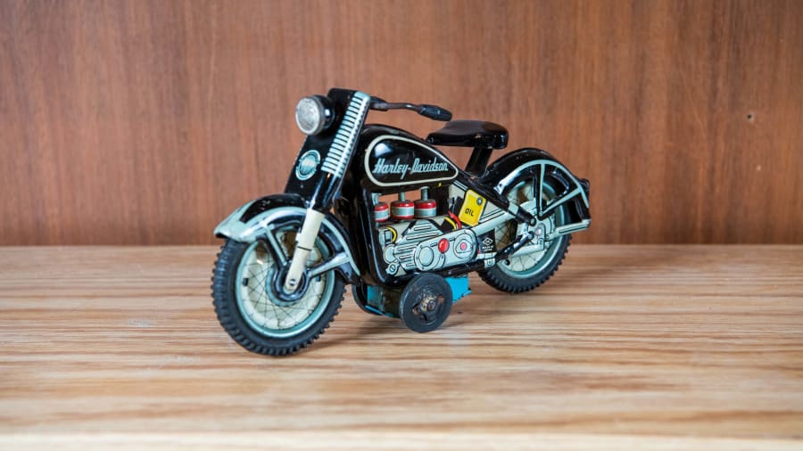 Harley-Davidson Japanese Tin Motorcycle Toys, Lot Of 4 For Sale At
